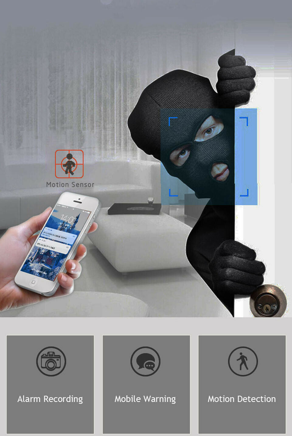 WiFi Wireless CCTV IP Camera – Smart Home Security Monitor