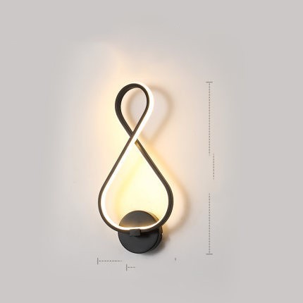 LED Nordic Minimalist Wall Lamp – Bedroom & Bedside Lighting