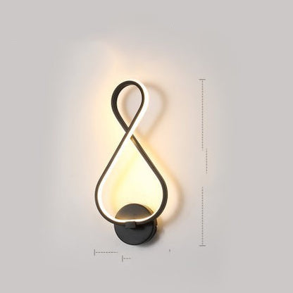 LED Nordic Minimalist Wall Lamp – Bedroom & Bedside Lighting