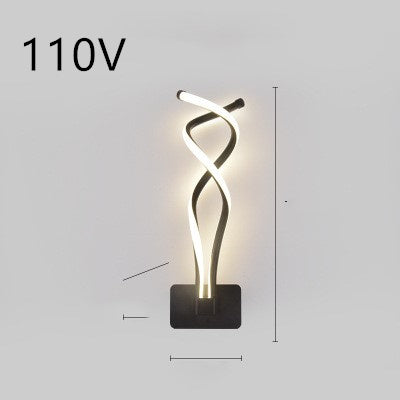LED Nordic Minimalist Wall Lamp – Bedroom & Bedside Lighting