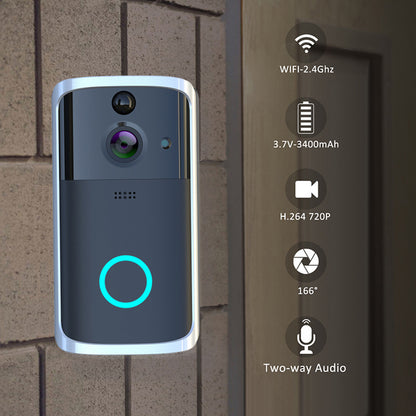 WiFi Smart Video Doorbell Camera – HD Security with Two-Way Audio