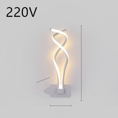 LED Nordic Minimalist Wall Lamp – Bedroom & Bedside Lighting