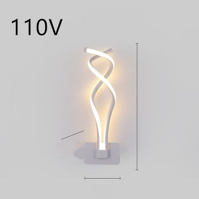 LED Nordic Minimalist Wall Lamp – Bedroom & Bedside Lighting
