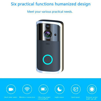 WiFi Smart Video Doorbell Camera – HD Security with Two-Way Audio