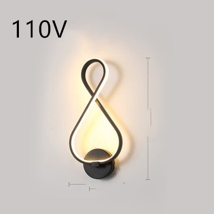 LED Nordic Minimalist Wall Lamp – Bedroom & Bedside Lighting