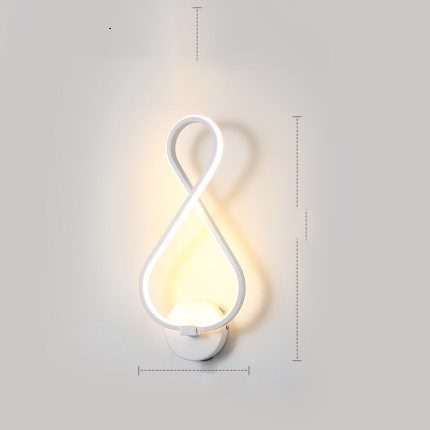 LED Nordic Minimalist Wall Lamp – Bedroom & Bedside Lighting