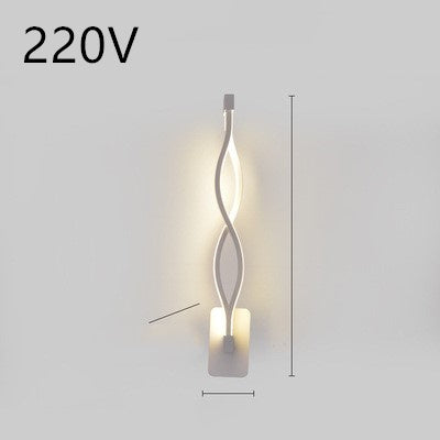 LED Nordic Minimalist Wall Lamp – Bedroom & Bedside Lighting