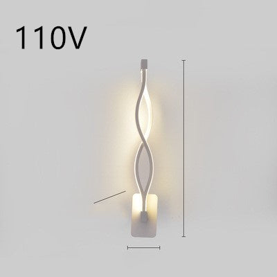 LED Nordic Minimalist Wall Lamp – Bedroom & Bedside Lighting