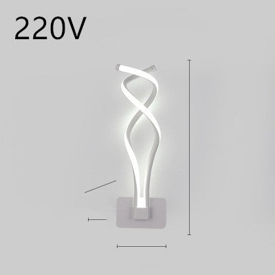 LED Nordic Minimalist Wall Lamp – Bedroom & Bedside Lighting