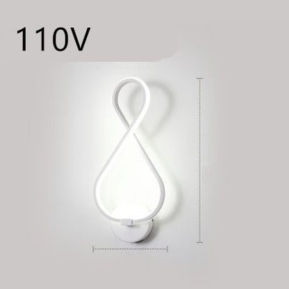 LED Nordic Minimalist Wall Lamp – Bedroom & Bedside Lighting